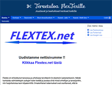 Tablet Screenshot of flextex.fi